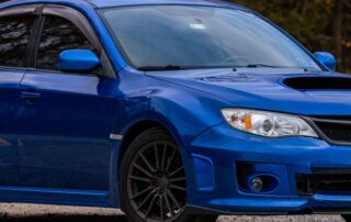 Blue Subaru Wrx